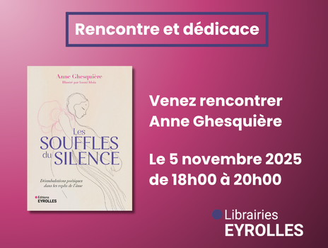 Visuel de Mercredi 5 novembre 2025 : venez rencontrer Anne Ghesquière, auteure de Les souffles du silence